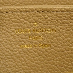 Louis Vuitton Long Wallet Monogram Empreinte Bicolor Zippy M69794 Tourterelle Crème Ladies