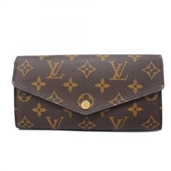 Louis Vuitton Long Wallet Monogram Portefeuille Sarah M60531 Brown Ladies