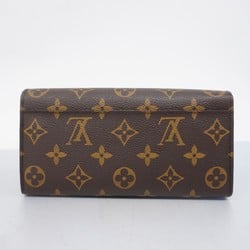 Louis Vuitton Long Wallet Monogram Portefeuille Sarah M60531 Brown Ladies