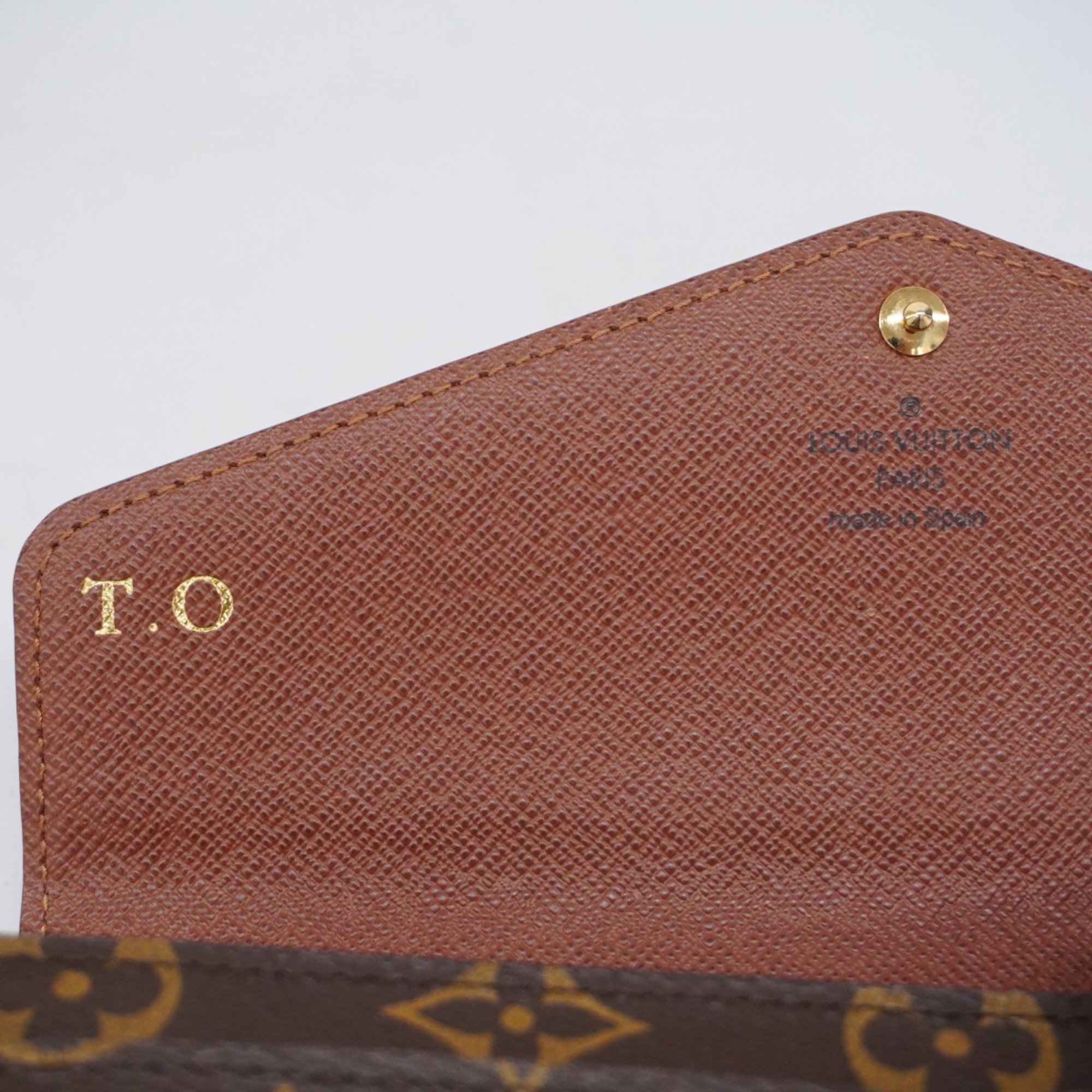 Louis Vuitton Long Wallet Monogram Portefeuille Sarah M60531 Brown Ladies