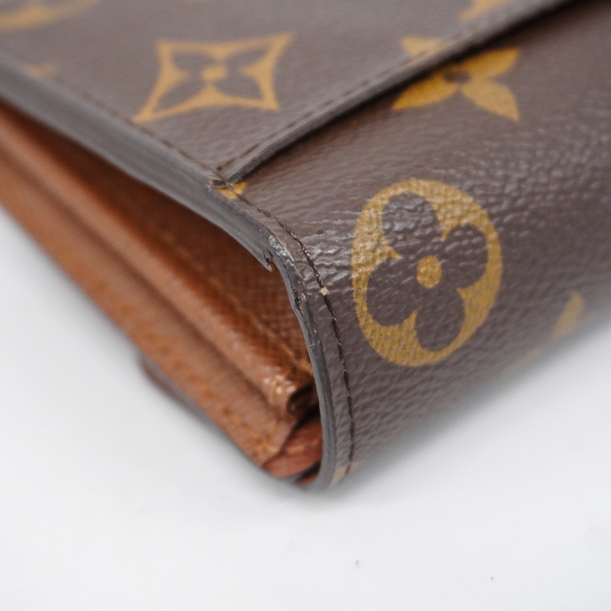 Louis Vuitton Long Wallet Monogram Portefeuille Sarah M60531 Brown Ladies