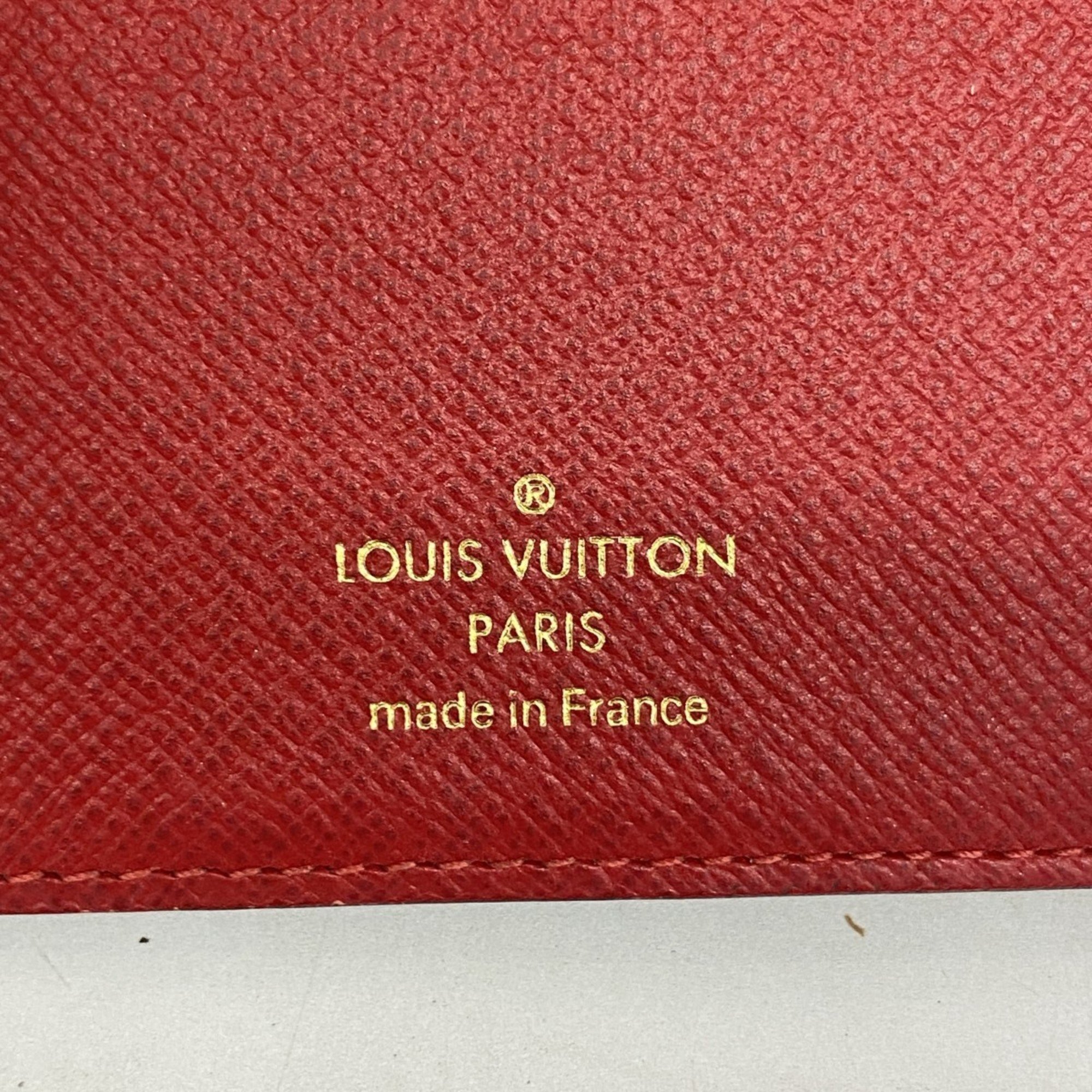 Louis Vuitton Tri-fold Wallet Damier Portefeuille Koala N60005 Ebene Women's