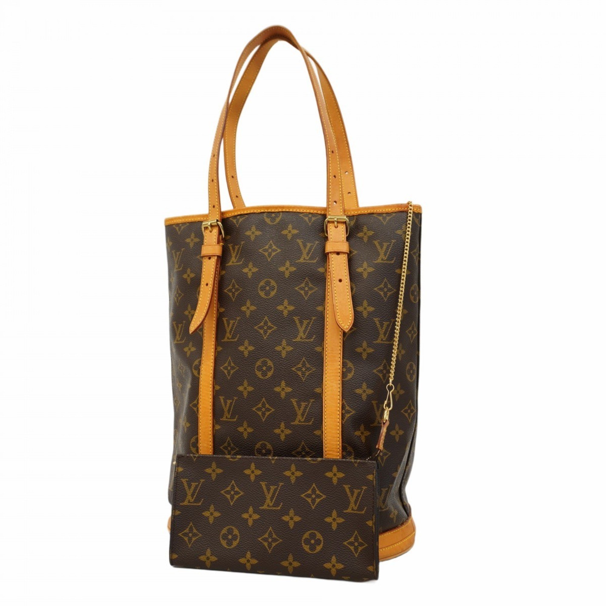 Louis Vuitton Tote Bag Monogram Bucket GM M42236 Brown Women's