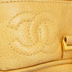 Chanel Backpack/Daypack Triple Coco Caviar Skin Beige Women's