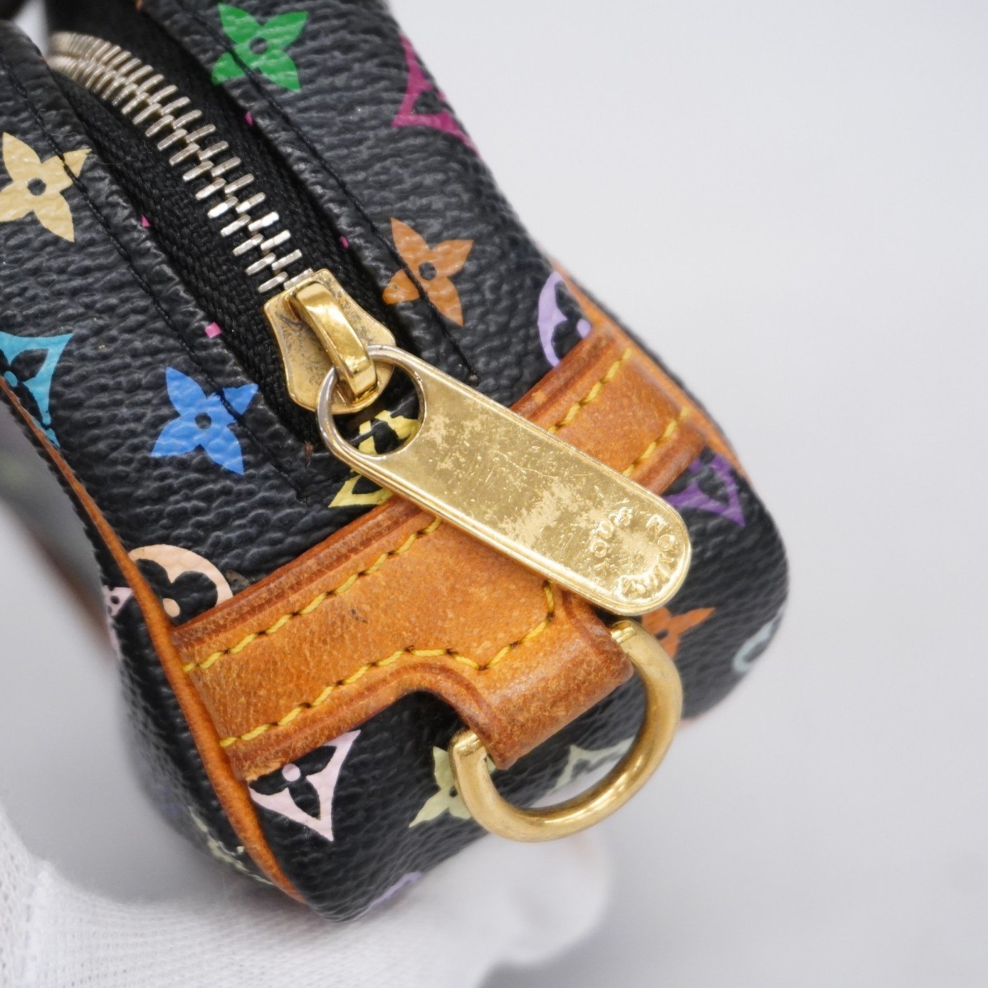 Louis Vuitton Pouch Monogram Multicolor Truth Wapiti M58034 Noir Ladies