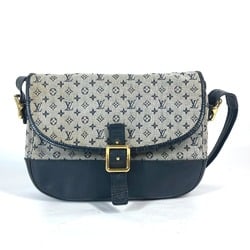 LOUIS VUITTON M92670 Monogram Belanger Shoulder Bag Canvas Women's Navy