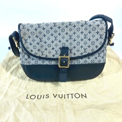 LOUIS VUITTON M92670 Monogram Belanger Shoulder Bag Canvas Women's Navy