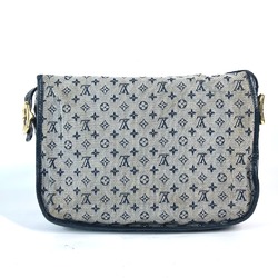 LOUIS VUITTON M92670 Monogram Belanger Shoulder Bag Canvas Women's Navy