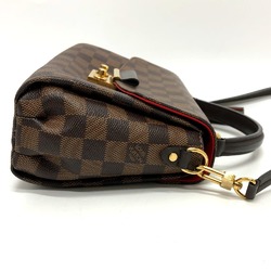 LOUIS VUITTON Louis Vuitton N53000 Damier Croisette Bag Shoulder Handbag Canvas Women's Ebene Brown