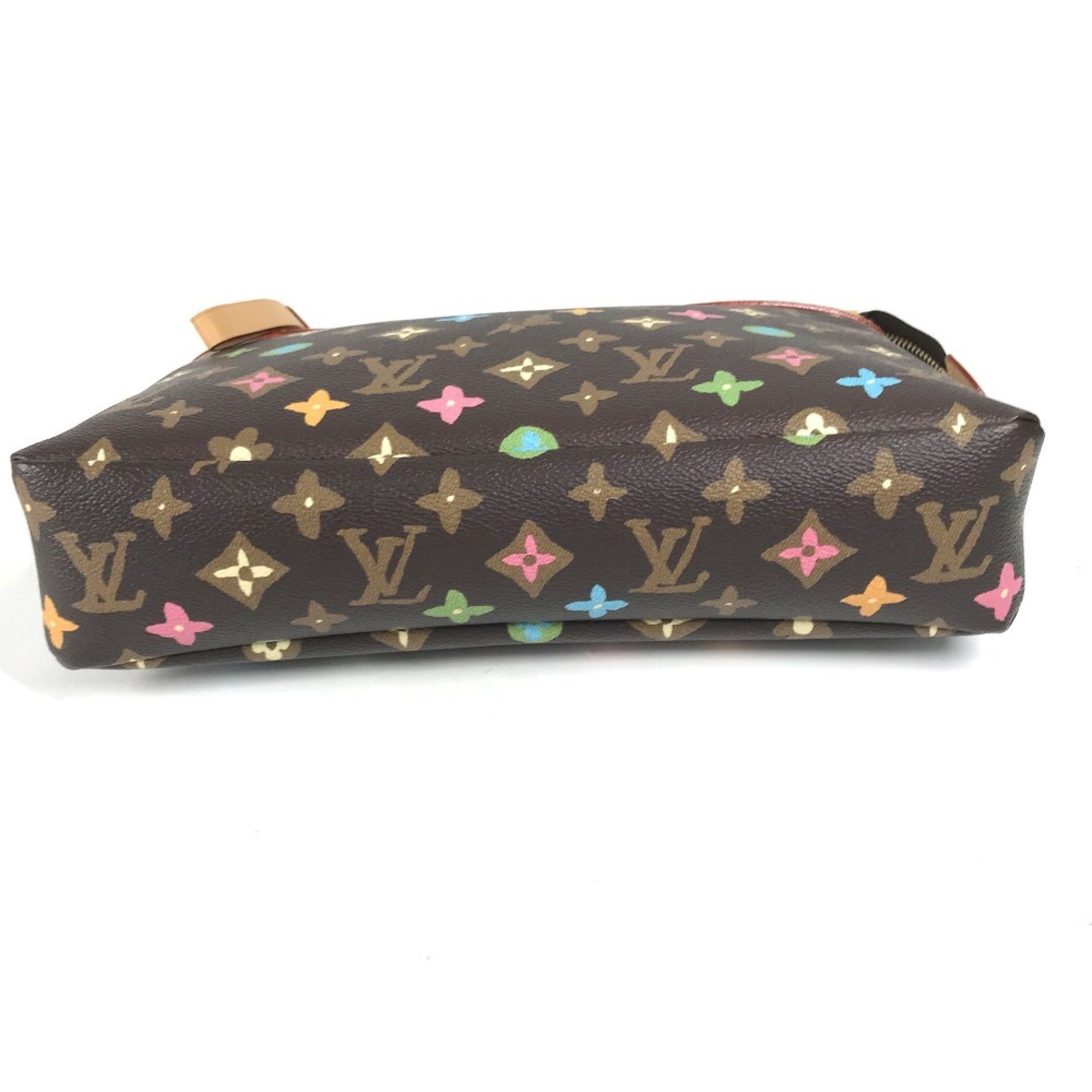 LOUIS VUITTON M83568 Monogram Craggy Pochette Voyage Souple Pouch Clutch Bag for Men and Women Chocolate Brown