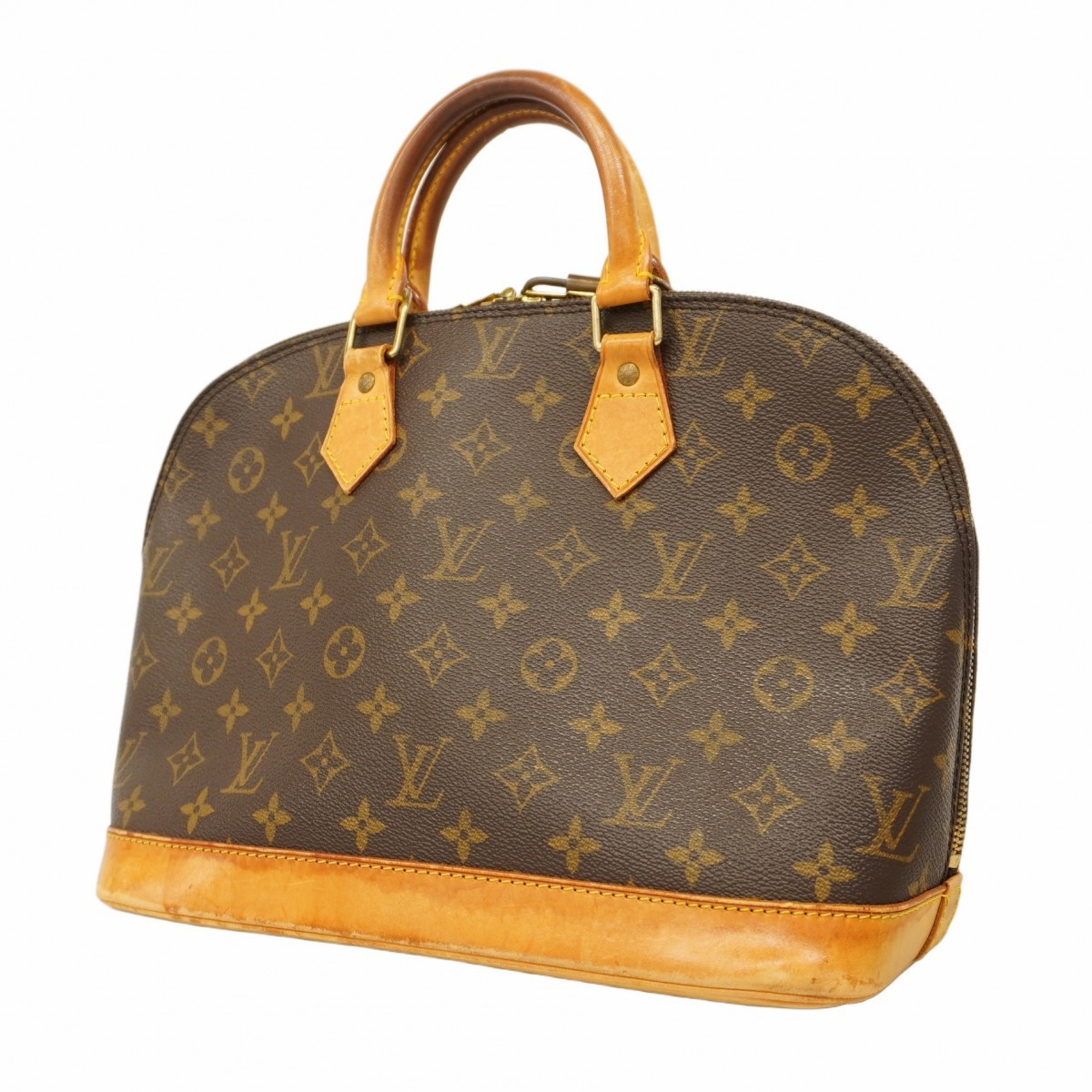 Louis Vuitton handbag Monogram Alma M51130 brown ladies