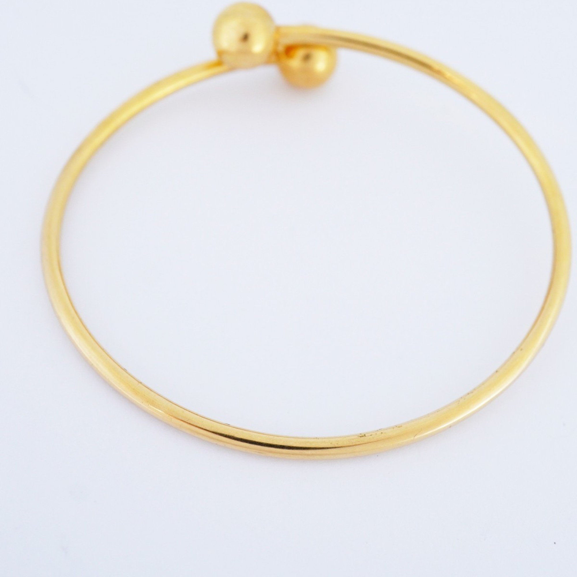 Tiffany Bangle Hardware Ball K18YG Yellow Gold Ladies