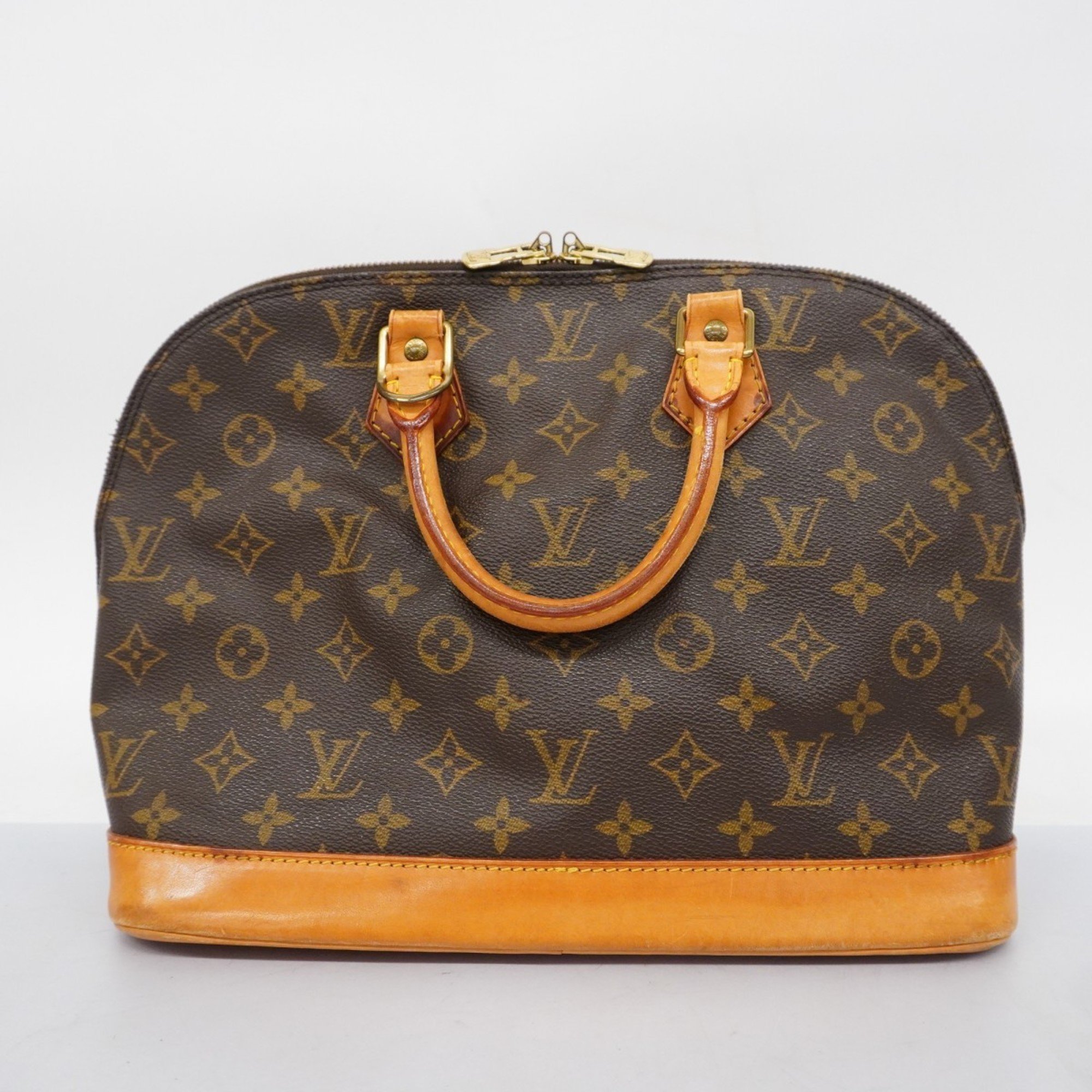 Louis Vuitton handbag Monogram Alma M51130 brown ladies