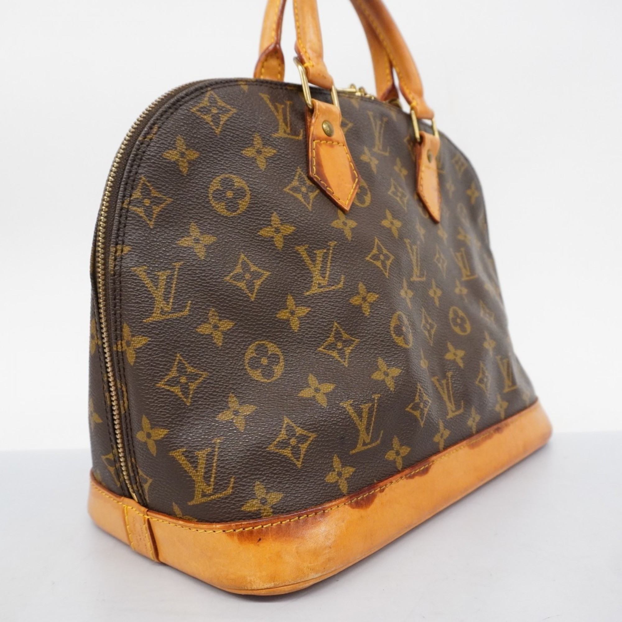 Louis Vuitton handbag Monogram Alma M51130 brown ladies