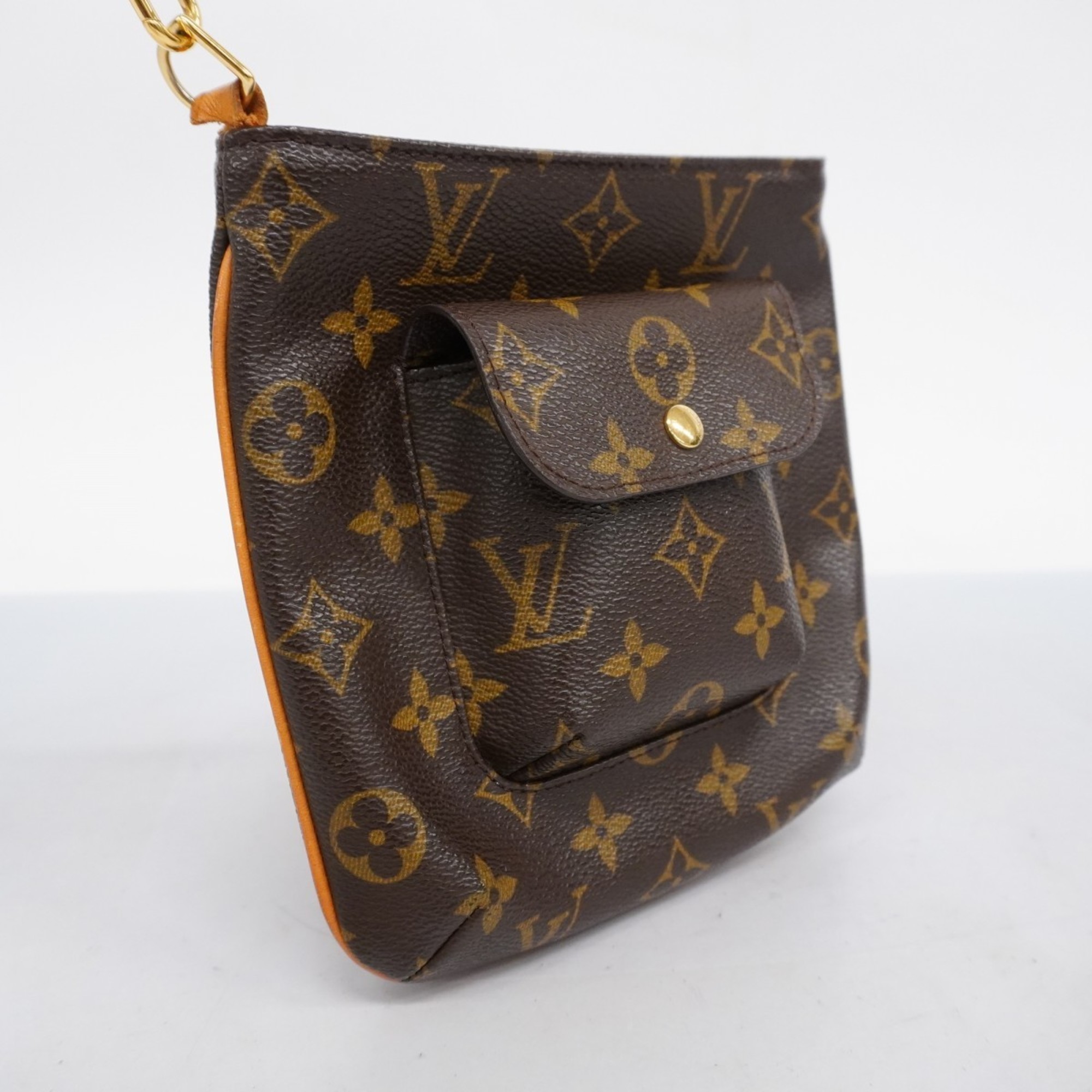 Louis Vuitton Pouch Monogram Partition M51901 Brown Ladies