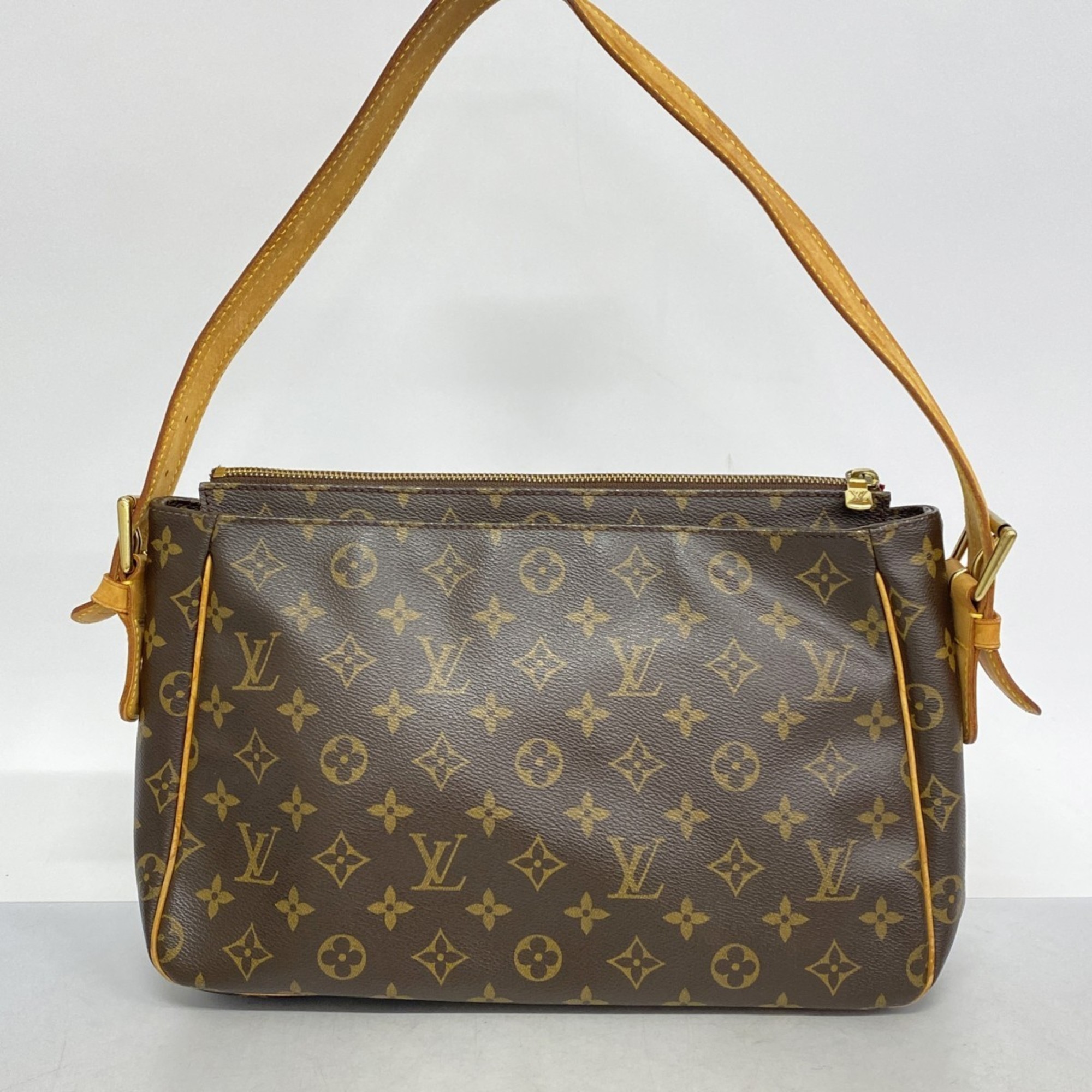 Louis Vuitton Shoulder Bag Monogram Vivacite GM M51163 Brown Ladies