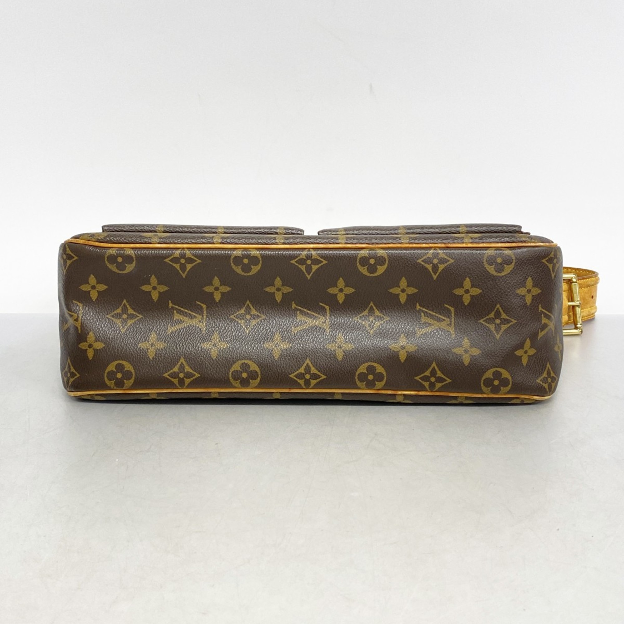 Louis Vuitton Shoulder Bag Monogram Vivacite GM M51163 Brown Ladies