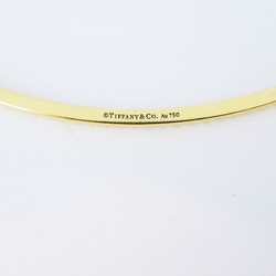 Tiffany Necklace T Smile Extra Large Diamond K18YG Yellow Gold Ladies