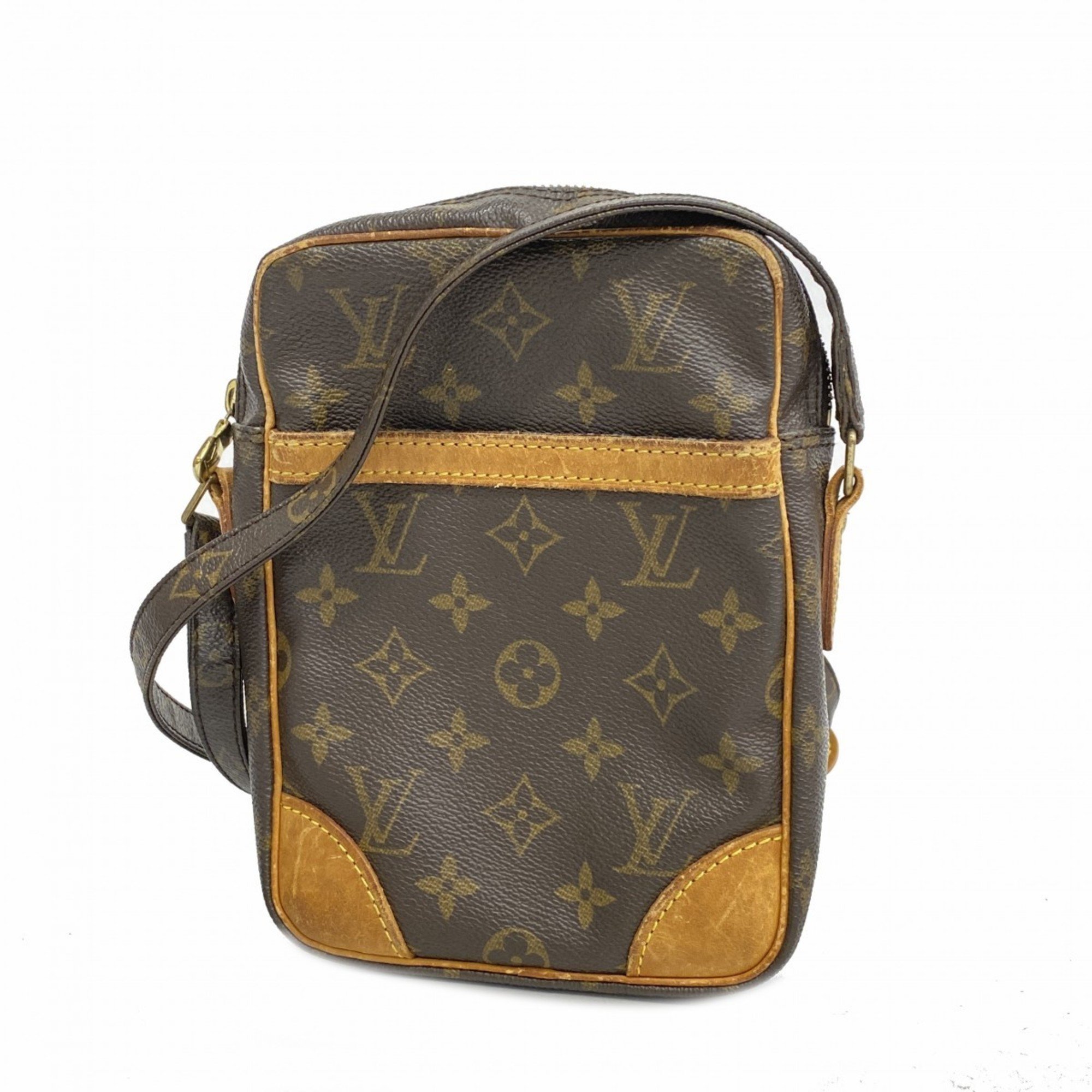 Louis Vuitton Shoulder Bag Monogram Danube M45266 Brown Ladies