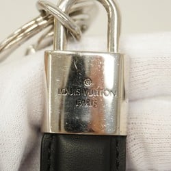 Louis Vuitton Keychain LV Padlock M00745 Black Silver Men's