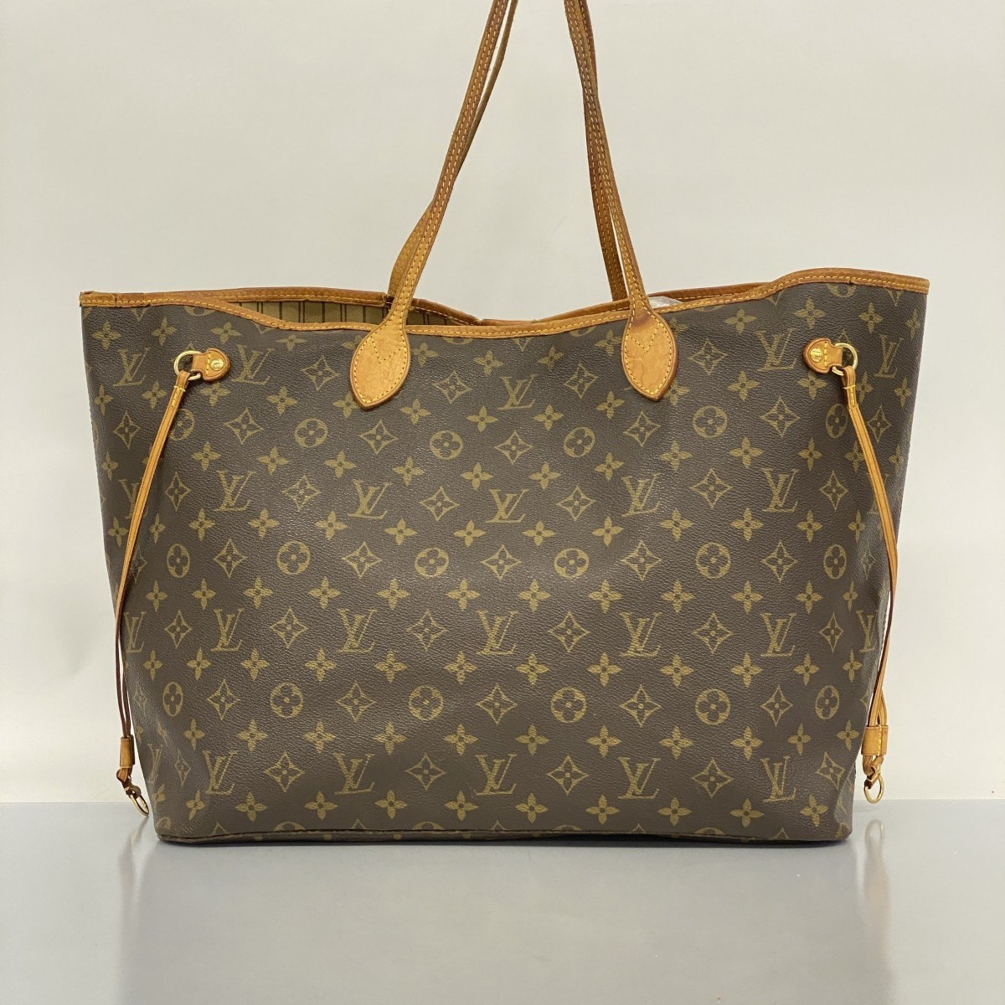 Louis Vuitton Tote Bag Monogram Neverfull GM M40157 Brown Women's