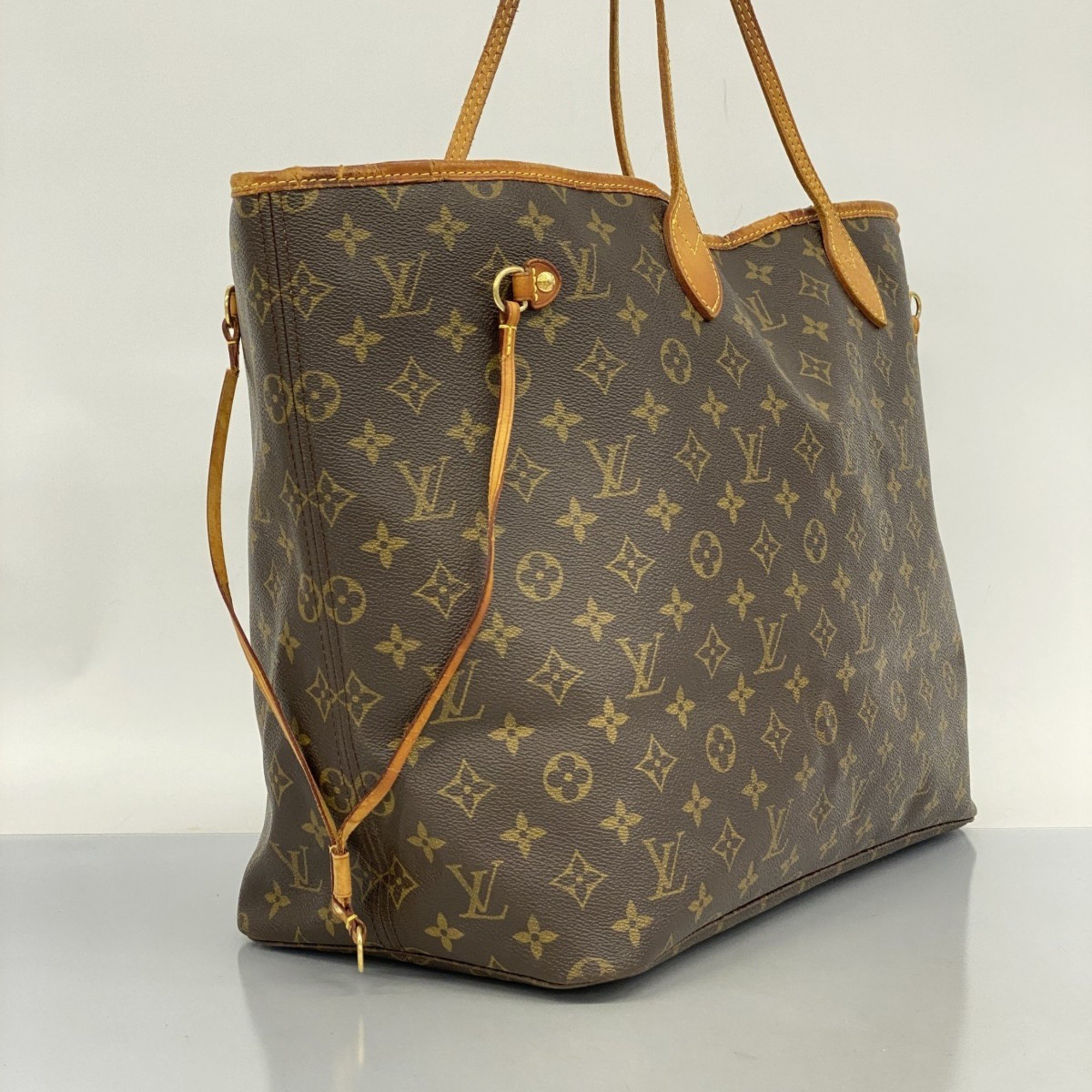 Louis Vuitton Tote Bag Monogram Neverfull GM M40157 Brown Women's