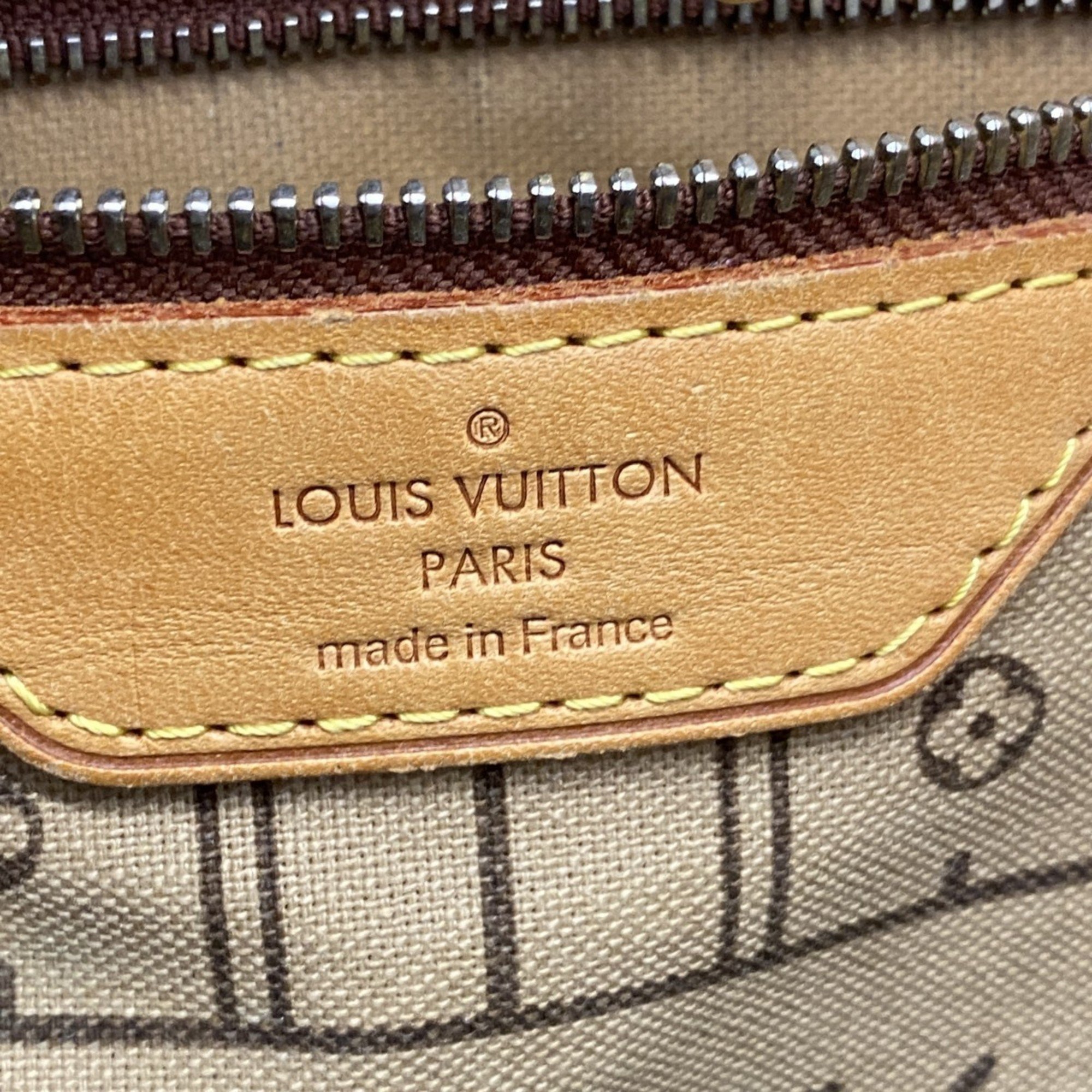 Louis Vuitton Tote Bag Monogram Neverfull GM M40157 Brown Women's