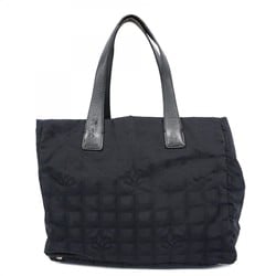 Chanel Tote Bag New Travel Nylon Black Champagne Ladies