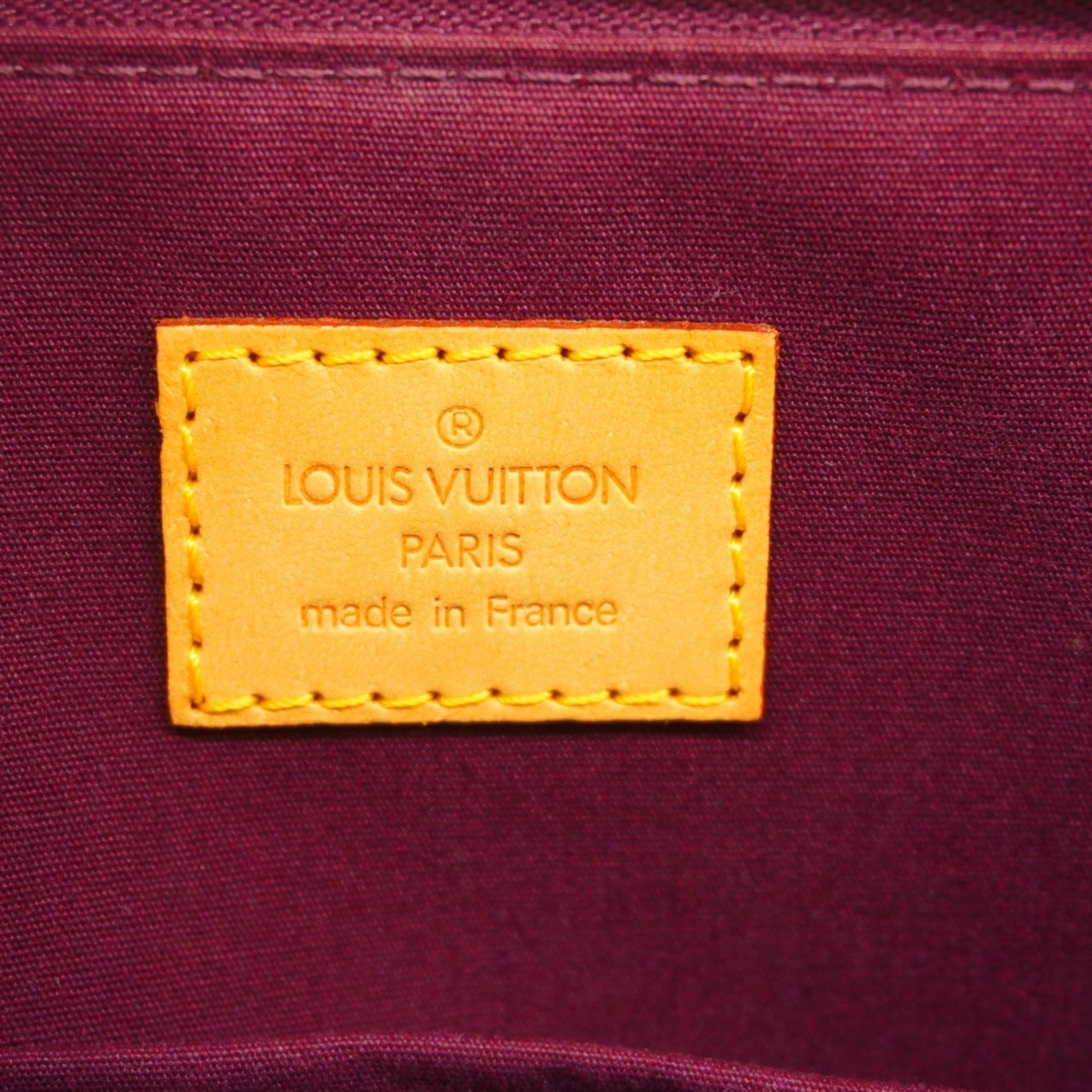 Louis Vuitton Handbag Vernis Peruvue PM M93584 Violet Ladies