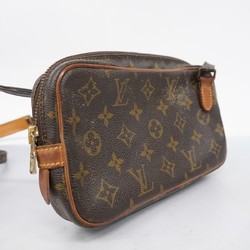 Louis Vuitton Shoulder Bag Monogram Pochette Marly Bandouliere M51828 Brown Women's