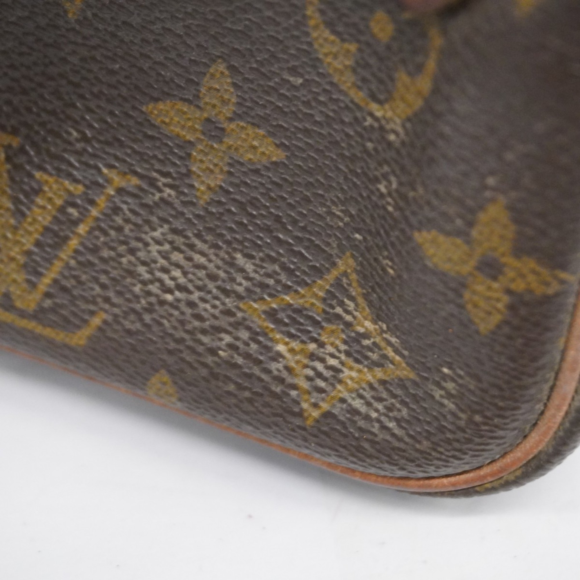 Louis Vuitton Shoulder Bag Monogram Pochette Marly Bandouliere M51828 Brown Women's