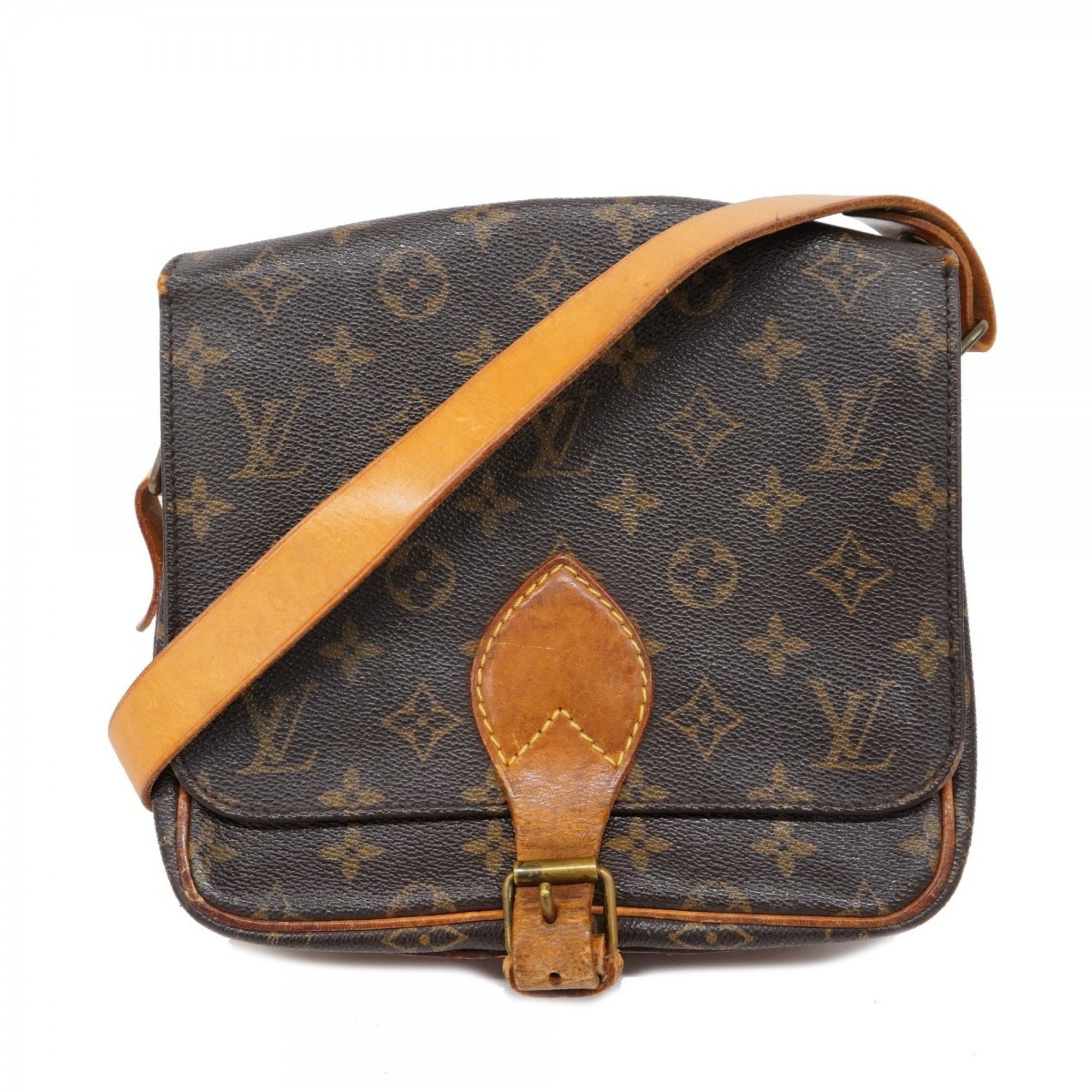 Louis Vuitton Shoulder Bag Monogram Cartesier 22 M51253 Brown Women's