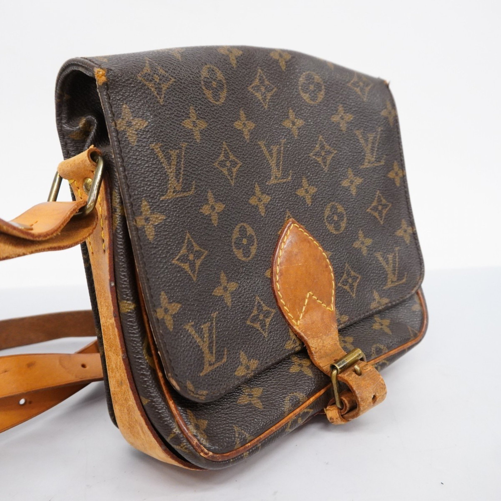 Louis Vuitton Shoulder Bag Monogram Cartesier 22 M51253 Brown Women's