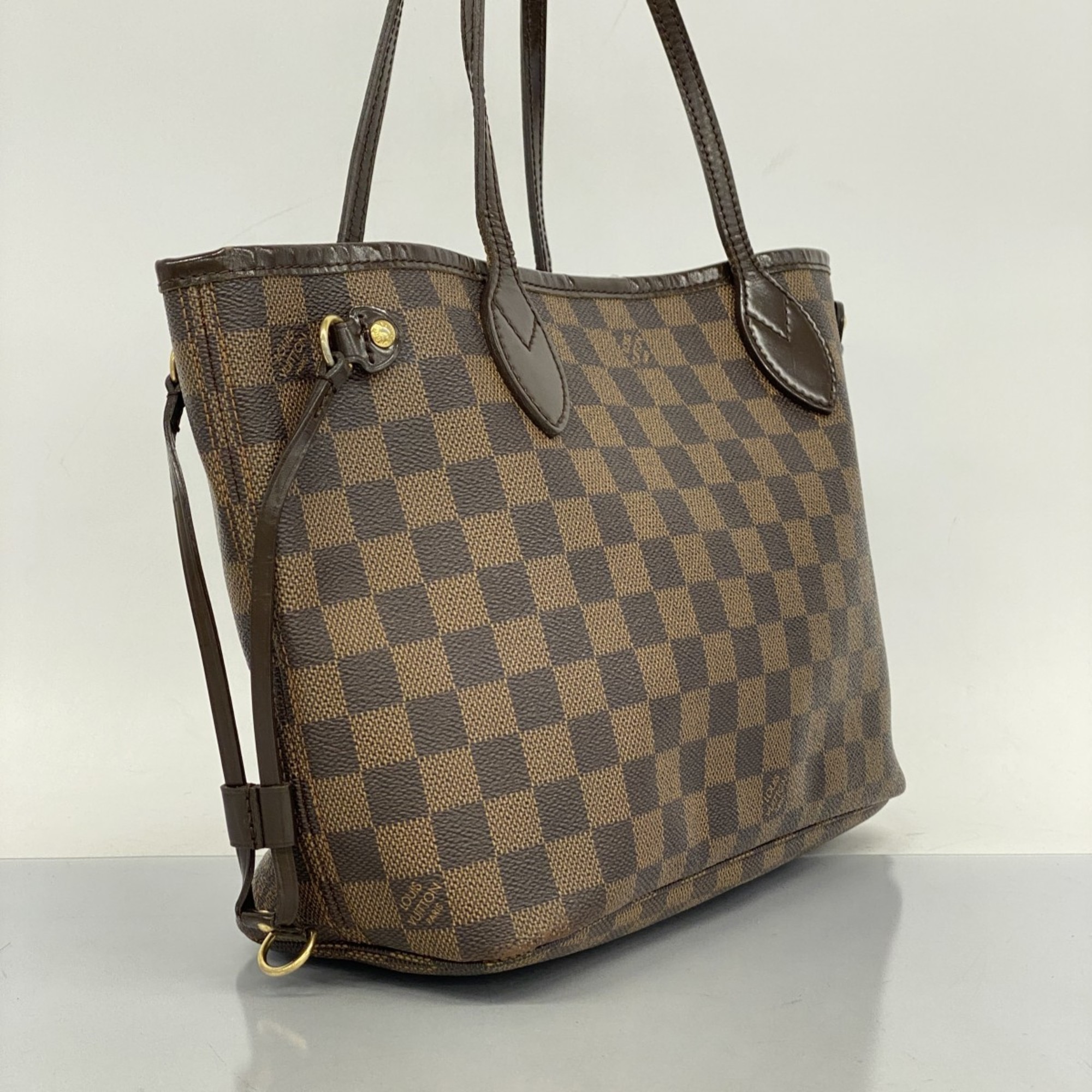 Louis Vuitton Tote Bag Damier Neverfull PM N51109 Ebene Women's