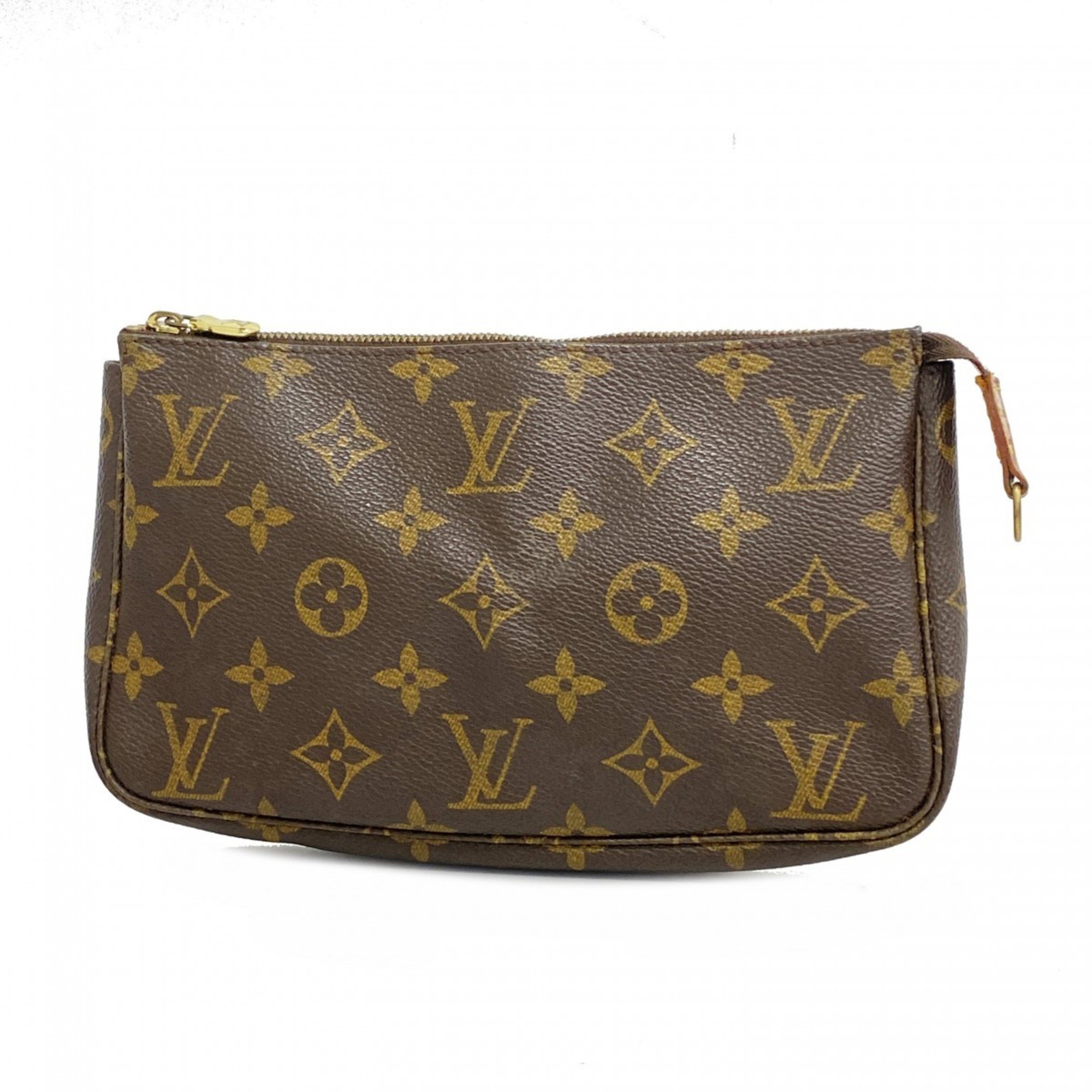 Louis Vuitton Pouch Monogram Pochette Accessoires M51980 Brown Women's