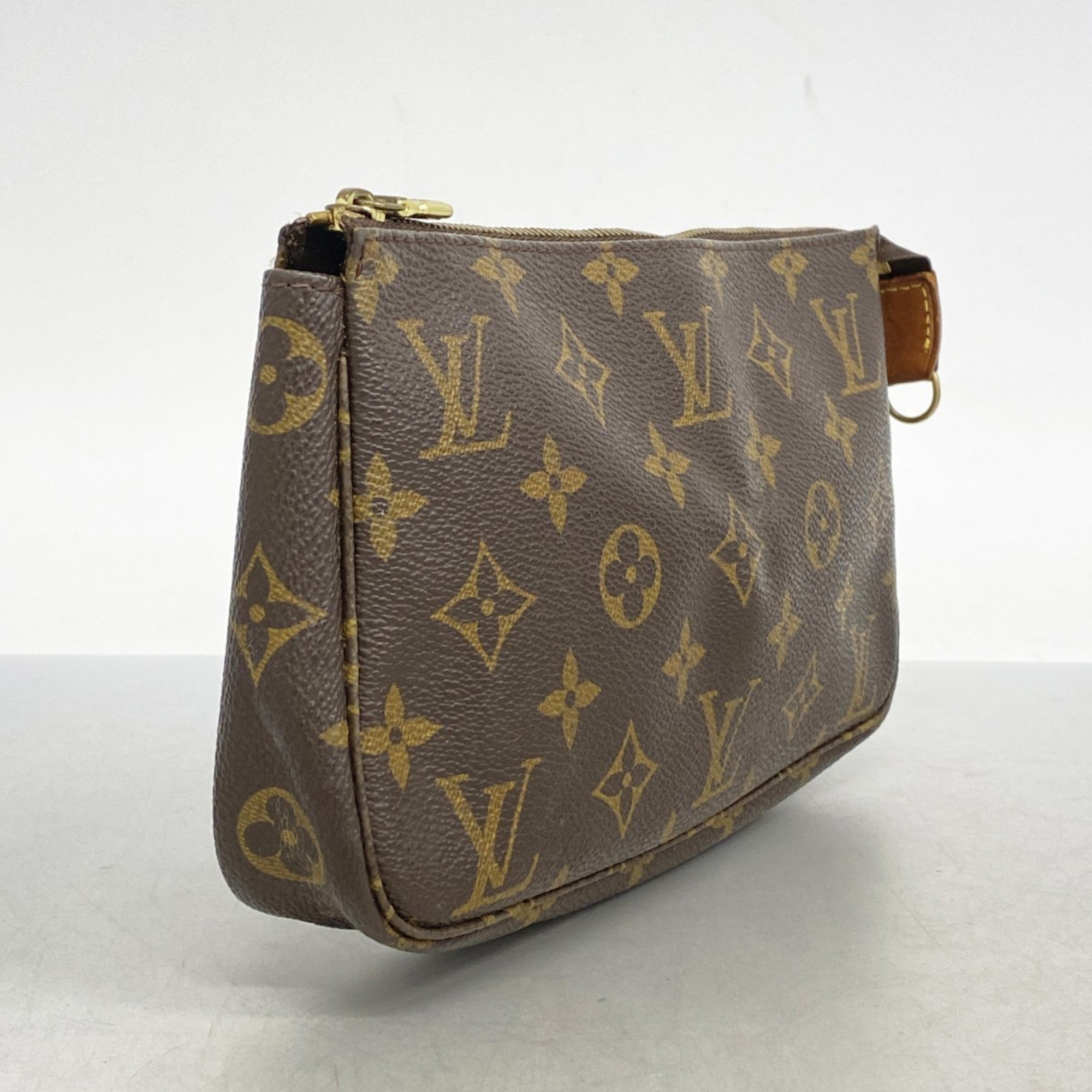 Louis Vuitton Pouch Monogram Pochette Accessoires M51980 Brown Women's