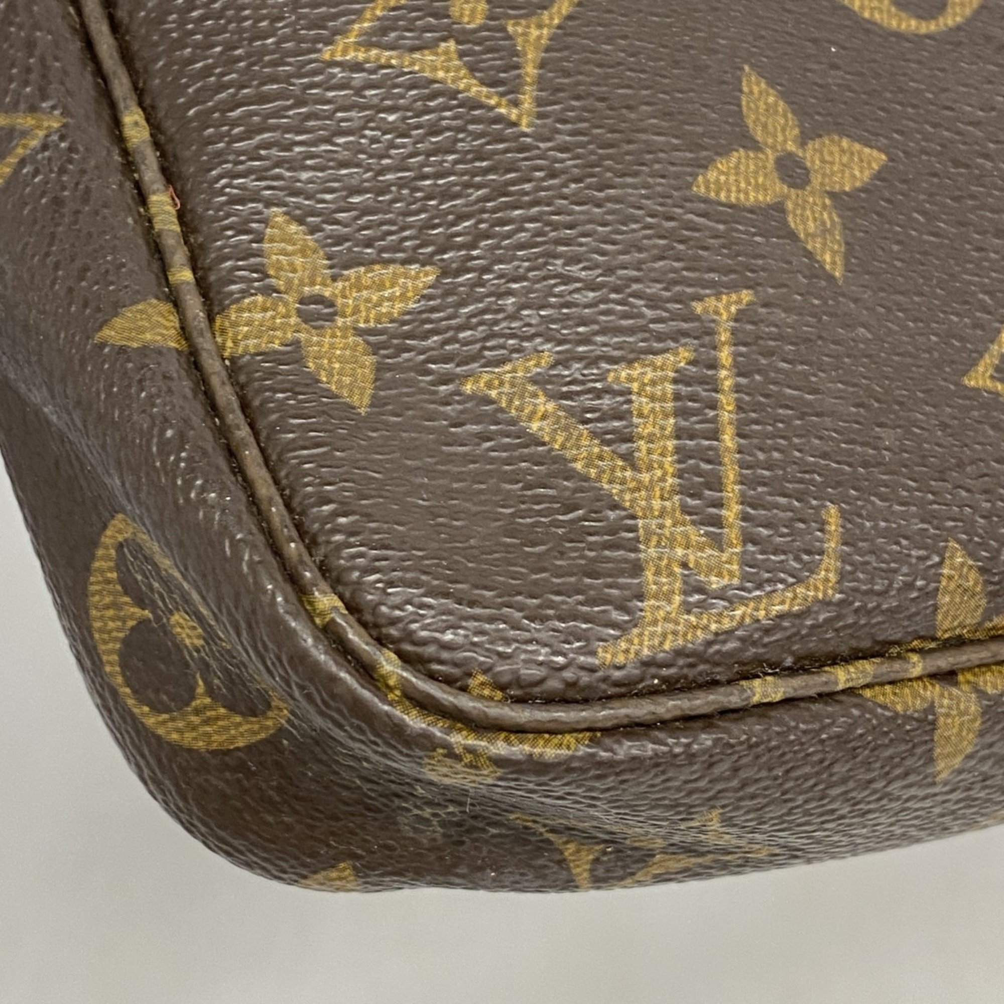 Louis Vuitton Pouch Monogram Pochette Accessoires M51980 Brown Women's