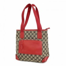 Gucci Shoulder Bag GG Canvas 019 0402 Brown Red Women's