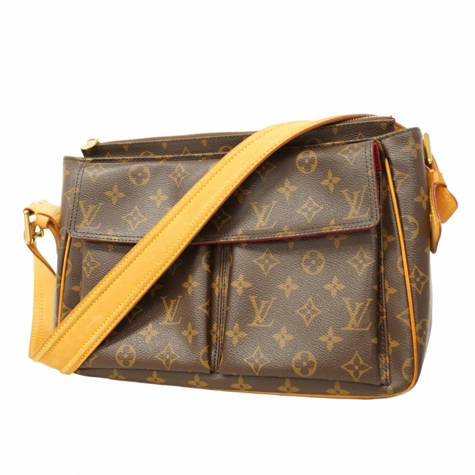 Louis Vuitton Shoulder Bag Monogram Vivacite GM M51163 Brown Ladies