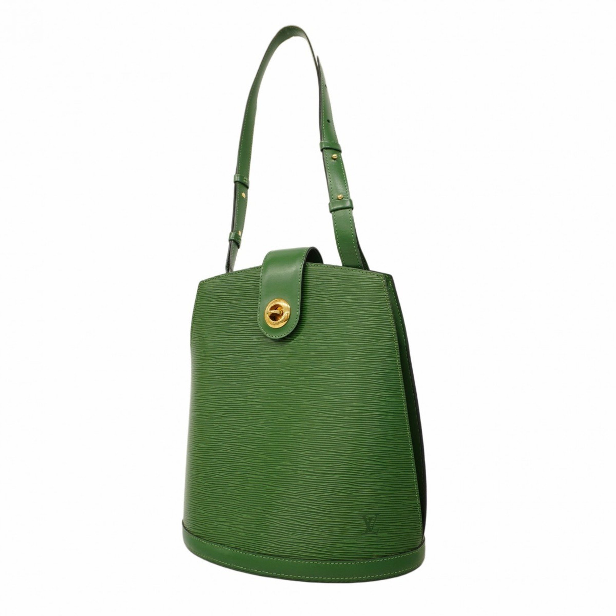 Louis Vuitton Shoulder Bag Epi Cluny M52254 Borneo Green Ladies