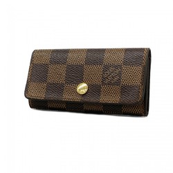 Louis Vuitton Key Case Damier Multicle 4 N62631 Ebene Men's Women's