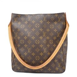 Louis Vuitton Shoulder Bag Monogram Looping GM M51145 Brown Ladies