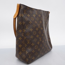 Louis Vuitton Shoulder Bag Monogram Looping GM M51145 Brown Ladies