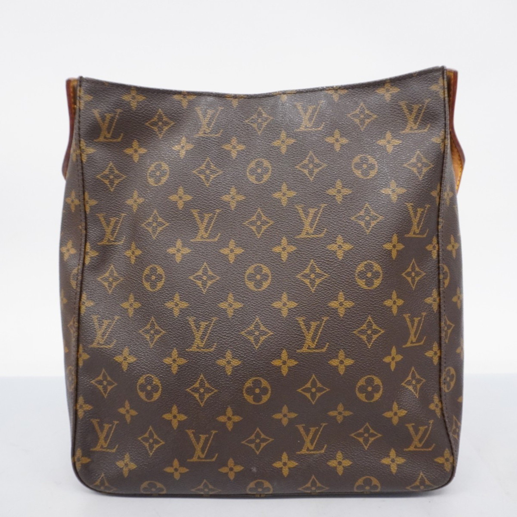 Louis Vuitton Shoulder Bag Monogram Looping GM M51145 Brown Ladies