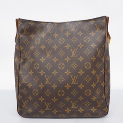 Louis Vuitton Shoulder Bag Monogram Looping GM M51145 Brown Ladies