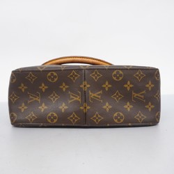 Louis Vuitton Shoulder Bag Monogram Looping GM M51145 Brown Ladies