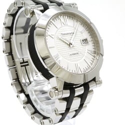 TIFFANY&Co. Tiffany Atlas Date White Dial SS Ceramic Men's Quartz Watch Z1000.70.12.A21A00A