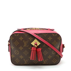 LOUIS VUITTON Louis Vuitton Monogram Santonge Shoulder Bag Tassel Leather Freesia Pink M43557