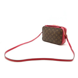 LOUIS VUITTON Louis Vuitton Monogram Santonge Shoulder Bag Tassel Leather Freesia Pink M43557