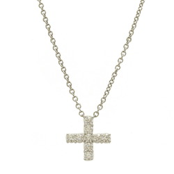 HARRY WINSTON Harry Winston Symbols Cross Pendant Necklace Pt950 Platinum Diamond